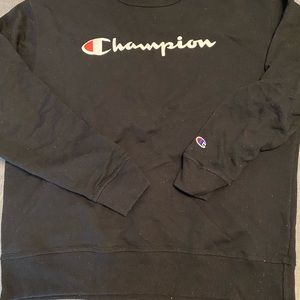 Champion Crew Sweatshirt - Black